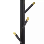 Напольная вешалка чёрная с золотистыми элементами Branches Hangers варинант исполнения - 1 | Loft Concept в Уфе