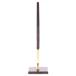 Ручка шариковая на подставке из натурального камня Обсидиан Stone Pens варинант исполнения - 1 | Loft Concept в Уфе