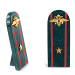 Сувенир Погон МВД из натурального камня змеевик Souvenir Epaulets варинант исполнения - 5 | Loft Concept в Уфе