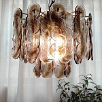 Люстра из круглых стеклянных элементов Vienna варинант исполнения - 6 | Loft Concept в Уфе