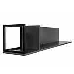 Полка навесная открытая цвета графит Strict Lines  варинант исполнения - 6 | Loft Concept в Уфе