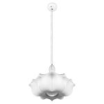 Подвесной светильник с белым фигурным абажуром и мягкими волнистыми краями Cloud Motion  варинант исполнения - 2 | Loft Concept в Уфе