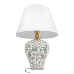 Настольная лампа с цветочной росписью Lamp Flower Painting варинант исполнения - 3 | Loft Concept в Уфе
