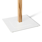 Вешалка с квадратным основанием и 4-мя белыми металлическими крючками Industrial Metal Rust варинант исполнения - 3 | Loft Concept в Уфе