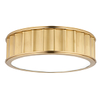 Потолочный светильник с гофрированным абажуром цвета латунь Millennium варинант исполнения - 2 | Loft Concept в Уфе