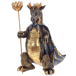 Подсвечник в виде дракона Dragon candlestick Gold Blue варинант исполнения - 2 | Loft Concept в Уфе