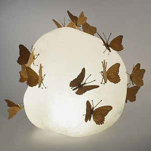 Настольная лампа ночник Alien Stone