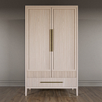 Шкаф платяной Primo с выдвижными ящиками шпон Черный дуб варинант исполнения - 2 | Loft Concept в Уфе