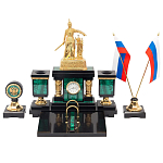 Настольный письменный набор из малахита и долерита Leader Organizer варинант исполнения - 1 | Loft Concept в Уфе