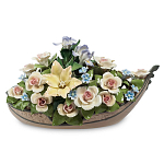 Статуэтка фарфоровая Лодка с цветами Charming Statuette варинант исполнения - 1 | Loft Concept в Уфе