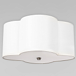 Потолочный светильник с белым волнистым плафоном из ткани Vitorino варинант исполнения - 1 | Loft Concept в Уфе