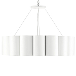 Люстра круглая фактурная в сочетании белого и золотого цвета Wide Stripes of Ribbon варинант исполнения - 2 | Loft Concept в Уфе