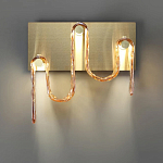 Бра волнистой формы из фактурного стекла Big Wave варинант исполнения - 7 | Loft Concept в Уфе