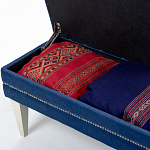 Мягкая банкетка с зоной для хранения Casket Blue варинант исполнения - 4 | Loft Concept в Уфе