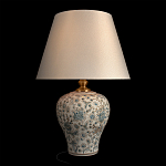 Настольная лампа с цветочной росписью Lamp Flower Painting варинант исполнения - 2 | Loft Concept в Уфе