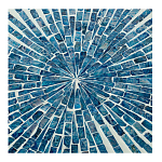 Приставной столик с инкрустацией раковинами устриц Bone Inlay варинант исполнения - 2 | Loft Concept в Уфе