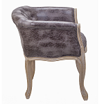Кресло низкое в стиле прованс Louis French Armchair brown варинант исполнения - 2 | Loft Concept в Уфе