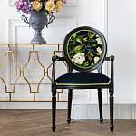 Стул с подлокотниками из бука с изображением птицы и цветов Blooming Birds варинант исполнения - 2 | Loft Concept в Уфе