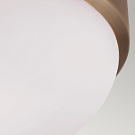 Потолочный светильник круглой формы с белым выпуклым матовым плафоном Feiss варинант исполнения - 4 | Loft Concept в Уфе