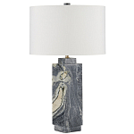 Настольная лампа с корпусом из серого мрамора Breathtaking View варинант исполнения - 4 | Loft Concept в Уфе