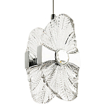 Подвесной светильник из хрусталя Fleuretta Crystal Chrome Hanging Lamp варинант исполнения - 1 | Loft Concept в Уфе