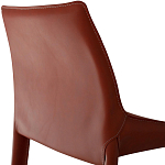 Стул коричневый из искуственной кожи на 4-х ножках Enigma Brown варинант исполнения - 2 | Loft Concept в Уфе