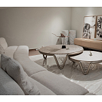 Стол журнальный круглый с узором Table Hypontic Pattern варинант исполнения - 7 | Loft Concept в Уфе