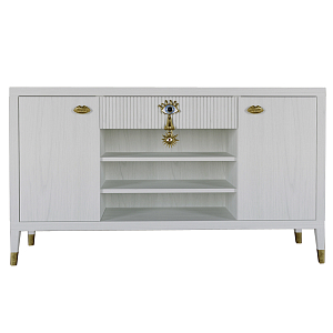 Комод-буфет Elsa Dreams White с открытыми полками  
