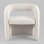 Кресло дизайнерское для лаунж зоны жемчужного цвета Pearl Lounge варинант исполнения - 9 | Loft Concept в Уфе