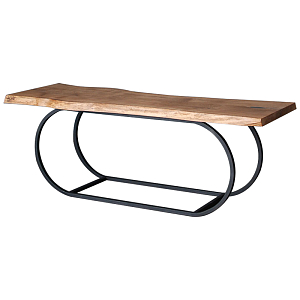 Кофейный стол Rhydian Industrial Metal Rust Coffee Table