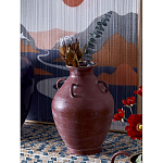Ваза бордовая с 4-мя фактурными ручками Vase Burgundy Glaze варинант исполнения - 3 | Loft Concept в Уфе