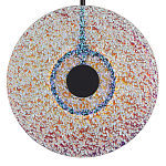 Подвесной светильник из фактурного двойного стекла Heterochromia варинант исполнения - 3 | Loft Concept в Уфе