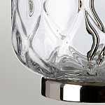 Настольная лампа с цилиндрическим абажуром и прозрачным стеклянным основанием Quintiesse варинант исполнения - 5 | Loft Concept в Уфе