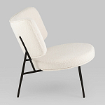 Мини-кресло District Lounge букле белый варинант исполнения - 2 | Loft Concept в Уфе