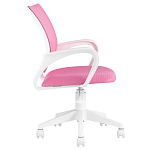 Офисное кресло с основанием из белого пластика Desk chairs Pink варинант исполнения - 3 | Loft Concept в Уфе