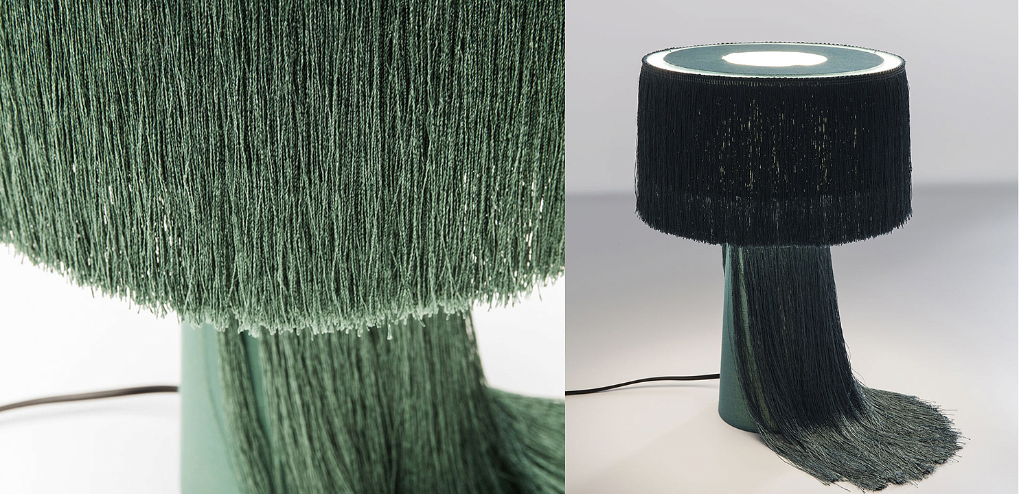 Настольная лампа Green Fringes - Loft-Concept в Уфе