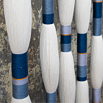 Настенное украшение из нитей Корона с кисточками Crown Wall Hanging варинант исполнения - 2 | Loft Concept в Уфе