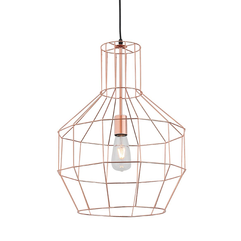 Подвесной светильник Loft Wire Cage Copper Медь Подвесной светильник Loft Wire Cage Copper Медь в Уфе | Loft Concept