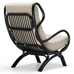 Дизайнерское кресло из ротанга Gio Ponti CONTINUUM D.163.7 BY BONACINA 1889 Armchair варинант исполнения - 8 | Loft Concept в Уфе