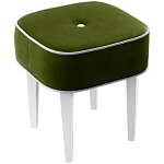 Квадратный мягкий пуф на белых ножках Winton Pouf Square варинант исполнения - 1 | Loft Concept в Уфе