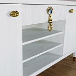 Комод-буфет Elsa Dreams White с открытыми полками   варинант исполнения - 5 | Loft Concept в Уфе