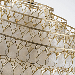 Люстра многоярусная с декором из натуральной морской ракушки Iridescent Light варинант исполнения - 7 | Loft Concept в Уфе