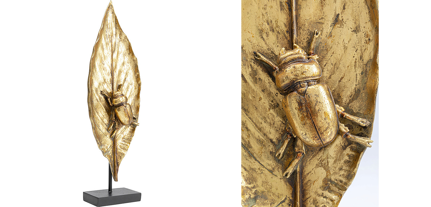 Статуэтка Golden Beetle on a leaf - Loft-Concept в Уфе