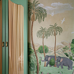 Обои ручная роспись Dandaka Glades Original colourway on painted Xuan paper варинант исполнения - 1 | Loft Concept в Уфе