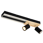 Потолочный светильник черный GAVIN WOOD варинант исполнения - 1 | Loft Concept в Уфе