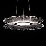 Люстра с прозрачным волнистым плафоном в форме цветка Ethereal Bloom варинант исполнения - 6 | Loft Concept в Уфе