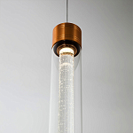Подвесной светильник золото Sparkling Bubbles Tube Gold Hanging Lamp варинант исполнения - 5 | Loft Concept в Уфе