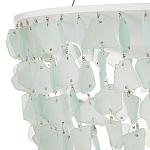 Люстра круглая с каскадом из декоративных элементов Sea Glass варинант исполнения - 2 | Loft Concept в Уфе