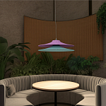 Подвесной вязаный светильник в двухцветном исполнении «Двойной Токио»  варинант исполнения - 2 | Loft Concept в Уфе