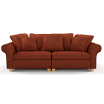 Мебельная ткань Шенилл терракотовый цвет 138 см T4-44 варинант исполнения - 4 | Loft Concept в Уфе